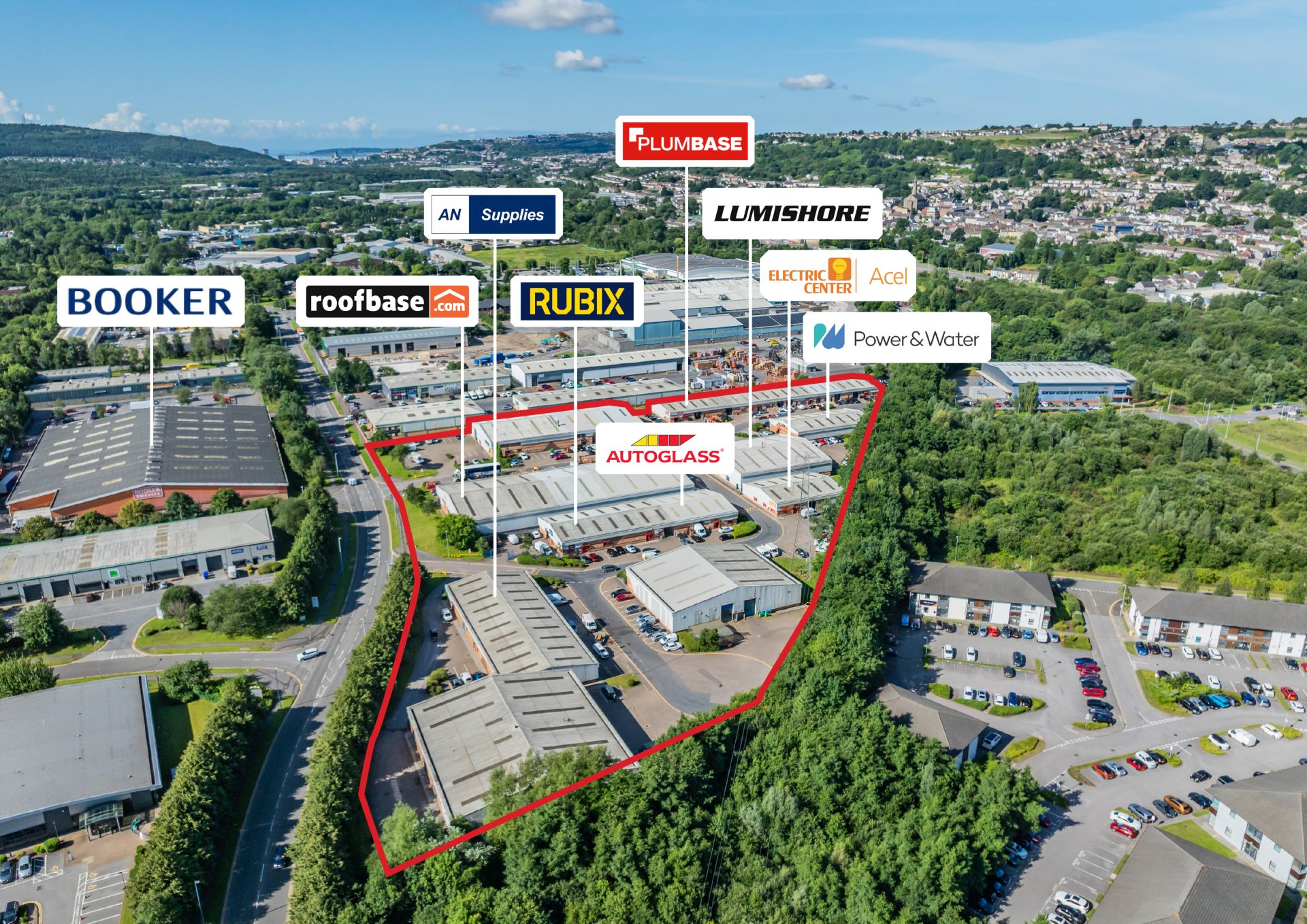 Ashmount Business Park Aerial