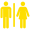 Male & female WC's